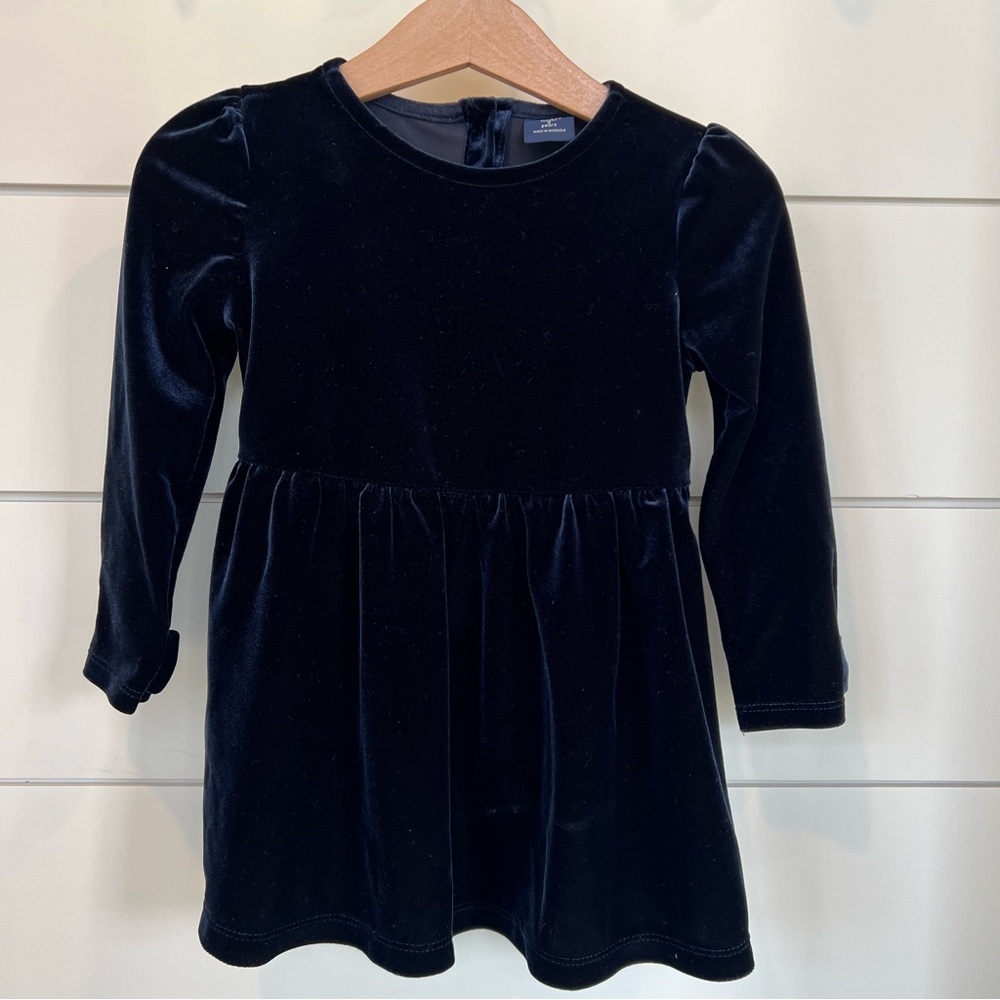 GAP Elegant Navy Velvet Dress